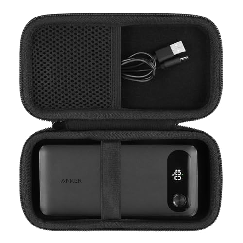 khanka Hartschalen-Reiseetui Ersatz für Anker Powerbank, 20.000 mAh tragbares Ladegerät, nur Hülle, Schwarz khanka Hartschalen-Reiseetui Ersatz für Anker Powerbank, 20.000 mAh tragbares Ladegerät, nur Hülle, Schwarz von Khanka