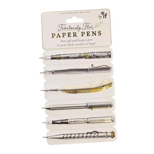 KiBcsLic Flat Paper Stift Ausreißer Reibungsloser Schreibstift für Büromarkierungsseiten Geschenke von KiBcsLic