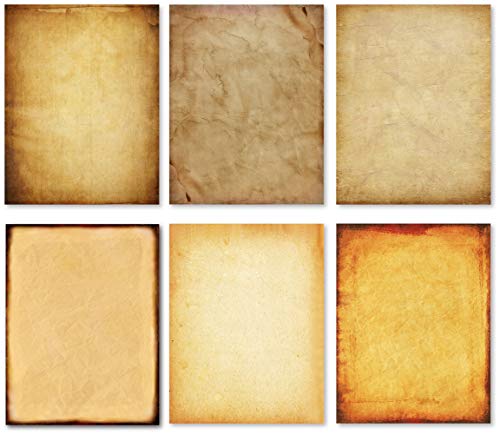 60 Blatt Vintage Briefpapier, doppelseitig Druckerpapier 120GSM, 6 verschiedene Muster in 1 Pack antikem Papier Retro Pergament Design, perfekt für Papierdekorationen Einladung Crafting 8,5 x 11 Zoll 60 Blatt Vintage Briefpapier, doppelseitig Druckerpapier 120GSM, 6 verschiedene Muster in 1 Pack antikem Papier Retro Pergament Design, perfekt für Papierdekorationen Einladung Crafting 8,5 x 11 Zoll von KiDEPOCH