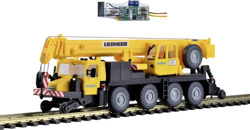 Kibri 10558 H0 Baufahrzeug Modell Liebherr Mobilkran LTM 1050-4 GleisBau von Kibri