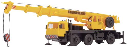 Kibri 12503 H0 Baufahrzeug Modell Liebherr Mobilkran LTM 1050/3, ge - Sonderserie von Kibri