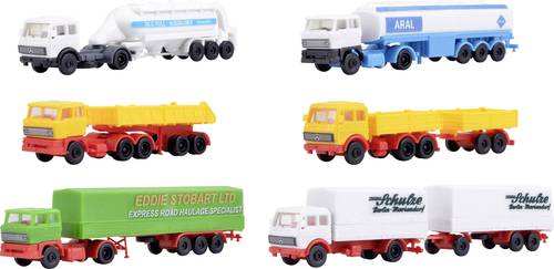 Kibri 36980 Z LKW Modell 6er-Set LKW-Sattelzüge von Kibri