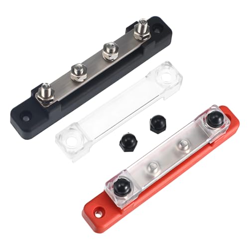 Kichvoe 2Sätze Batterie Verteilungsblock Busbar für Auto und Boot Effiziente Stromverteilung Robustes Design mit Schützender Abdeckung für Stabile Kichvoe 2Sätze Batterie Verteilungsblock Busbar für Auto und Boot Effiziente Stromverteilung Robustes Design mit Schützender Abdeckung für Stabile von Kichvoe