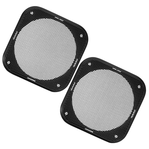 Kichvoe 2Stücke Auto Lautsprechergitter Subwoofer Abdeckung Waffelschutz für Fahrzeuglautsprecher Staubschutzhaube Robustes Design Passend für Verschiedene Kichvoe 2Stücke Auto Lautsprechergitter Subwoofer Abdeckung Waffelschutz für Fahrzeuglautsprecher Staubschutzhaube Robustes Design Passend für Verschiedene von Kichvoe