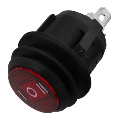 Kichvoe 6A Runder Wasserdichter Wippschalter Spdt Auto und Boots Schalter mit Installieren Kompatibel mit Löchern für Präzise Bedienung Kichvoe 6A Runder Wasserdichter Wippschalter Spdt Auto und Boots Schalter mit Installieren Kompatibel mit Löchern für Präzise Bedienung von Kichvoe