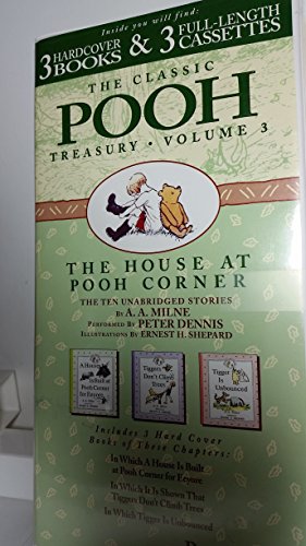 The Classic Pooh Treasury: The House at Pooh Corner (Vol 3) 3 hardcover books, 3 Cassettes [Musikkassette] von Kid-Tel