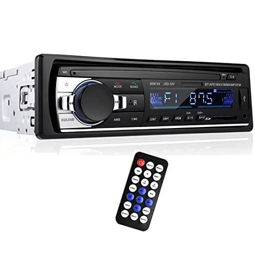 Autoradio Bluetooth In-Armatur Single Din Auto Stereoanlage, Auto-MP3-Player USB/SD/AUX/Wireless inklusive Fernbedienung von Kidcia von Kidcia
