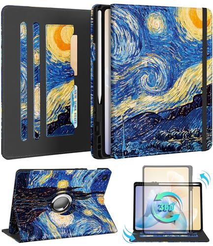 Kidcube Schutzhülle für Samsung Galaxy Tab A9 Plus, 27,9 cm (11 Zoll), für Damen, Mädchen, Kinder, niedlich, drehbar, mit Stifthalter und Kartenschlitz, cooles, einzigartiges Design, Teenager, für von Kidcube
