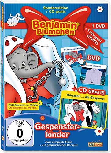 Benjamin Blümchen - Gespensterkinder: DVD: als Gespenst + Die Gespensterkinder. CD: als Gespenst von Kiddinx Entertainment Gmb