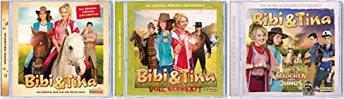 Bibi & Tina - Hörspiele 1+2+3 zum Kinofilm im Set - Deutsche Originalware [3 CDs] von Kiddinx Entertainment Gmbh (Kiddinx)