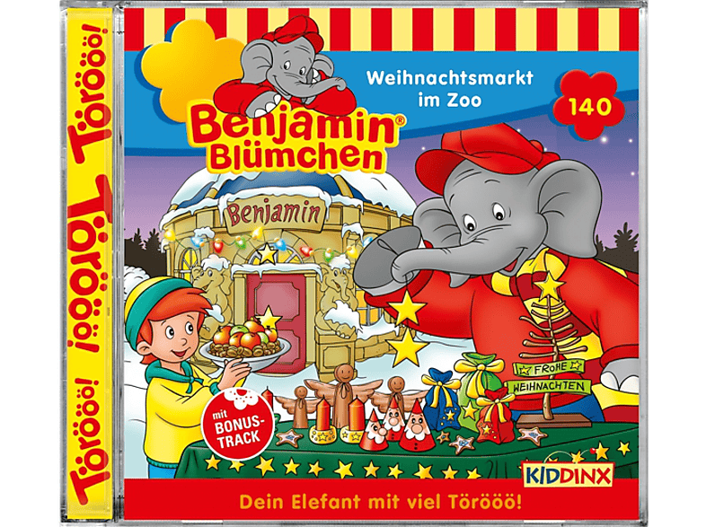 Benjamin Blümchen - Folge 140: Weihnachtsmarkt im Zoo (CD) von Kiddinx Entertainment