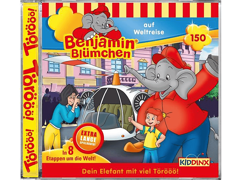 Benjamin Blümchen - Folge 150: Auf Weltreise (CD) von Kiddinx Entertainment