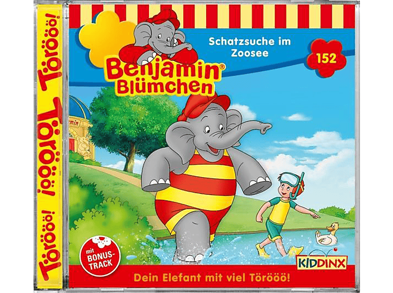 Benjamin Blümchen - Folge 152:Schatz im Zoosee (CD) von Kiddinx Entertainment