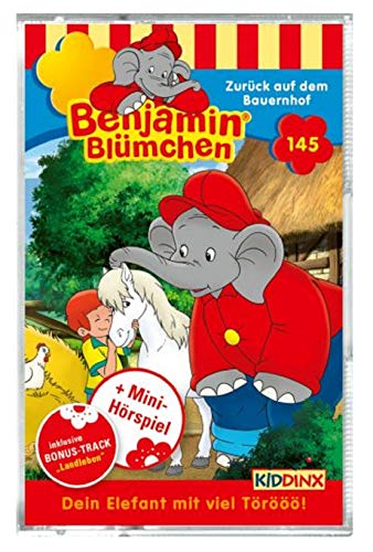 Benjamin Blümchen Hörspiel MC 145 Zurück auf dem Bauernhof [Musikkassette] von Kiddinx