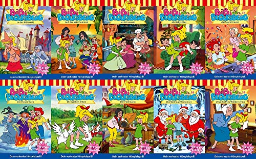 Bibi Blocksberg Hörspiel MC 30 - 39 10 x MCs 30er 30 31 32 33 34 35 36 37 38 39 Kassette Kiddinx [Musikkassette] von Kiddinx
