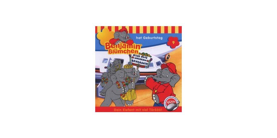 Kiddinx Hörspiel-CD Benjamin Blümchen 009 - hat Geburtstag von Kiddinx