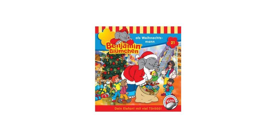 Kiddinx Hörspiel-CD Benjamin Blümchen 021 - als Weihnachtsmann Kiddinx Hörspiel-CD Benjamin Blümchen 021 - als Weihnachtsmann von Kiddinx