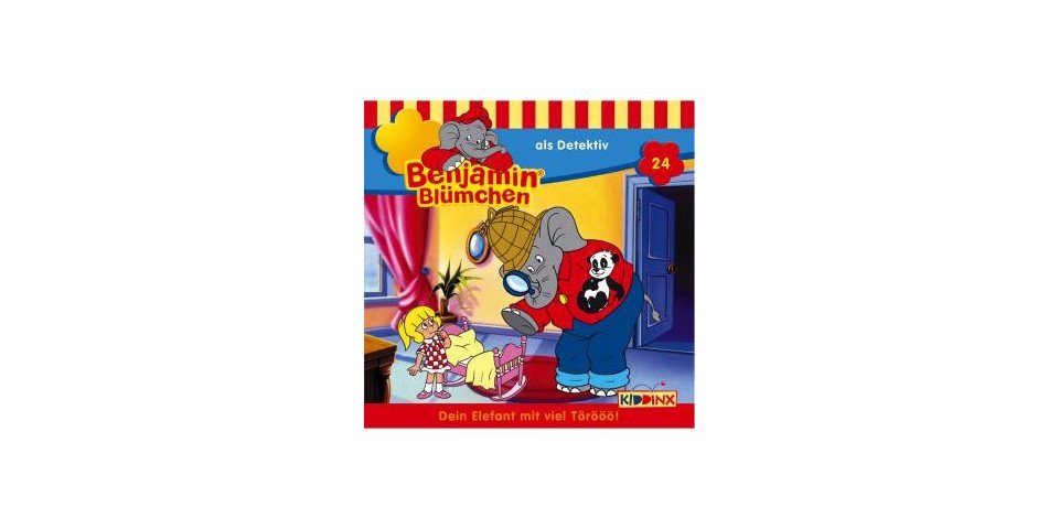 Kiddinx Hörspiel-CD Benjamin Blümchen 024 - als Detektiv Kiddinx Hörspiel-CD Benjamin Blümchen 024 - als Detektiv von Kiddinx