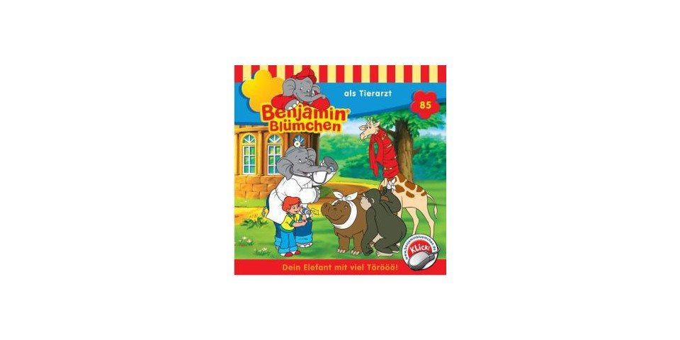 Kiddinx Hörspiel-CD Benjamin Blümchen 085 - als Tierarzt Kiddinx Hörspiel-CD Benjamin Blümchen 085 - als Tierarzt von Kiddinx