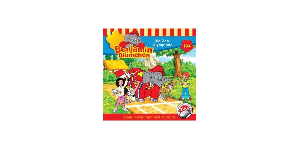 Kiddinx Hörspiel-CD Benjamin Blümchen 104 - Die Zoo-Olympiade Kiddinx Hörspiel-CD Benjamin Blümchen 104 - Die Zoo-Olympiade von Kiddinx