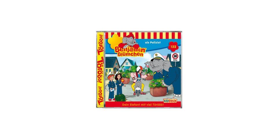 Kiddinx Hörspiel-CD Benjamin Blümchen 122 - als Polizist Kiddinx Hörspiel-CD Benjamin Blümchen 122 - als Polizist von Kiddinx