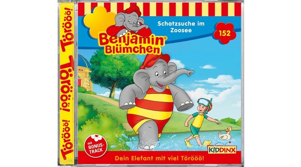 Kiddinx Hörspiel-CD Benjamin Blümchen 152 - Schatzsuche im Zoosee Kiddinx Hörspiel-CD Benjamin Blümchen 152 - Schatzsuche im Zoosee von Kiddinx