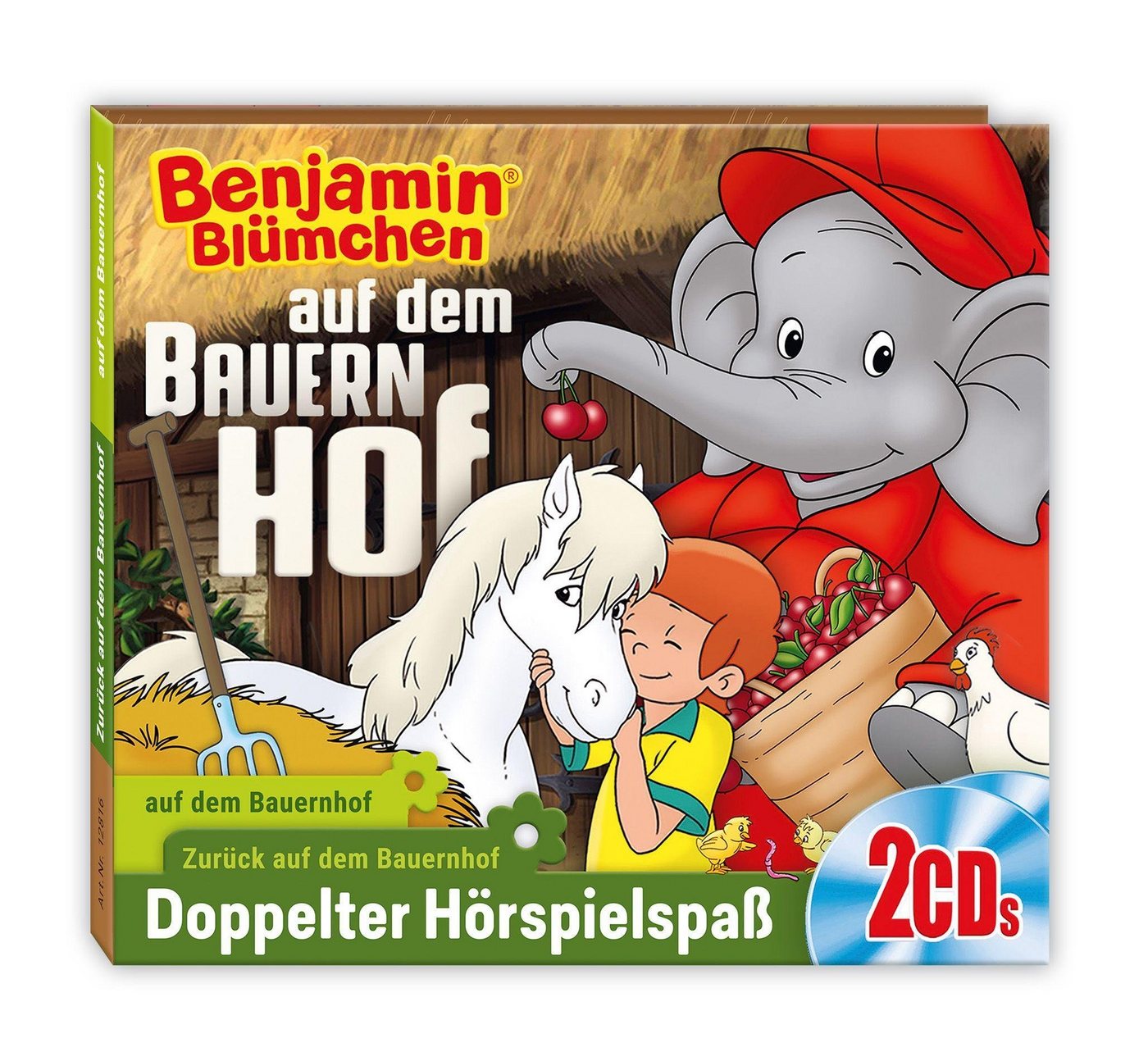 Kiddinx Hörspiel-CD Benjamin Blümchen - Auf dem Bauernhof (F.27+145) von Kiddinx