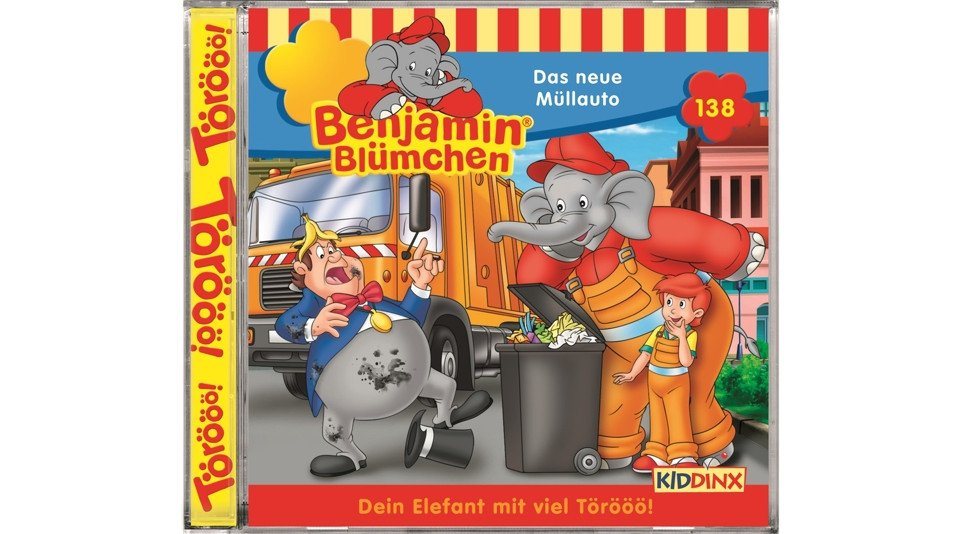 Kiddinx Hörspiel-CD Benjamin Blümchen - Das neue Müllauto, 1 Audio-CD von Kiddinx