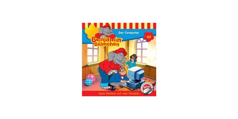 Kiddinx Hörspiel-CD Benjamin Blümchen - Der Computer, 1 CD-Audio von Kiddinx