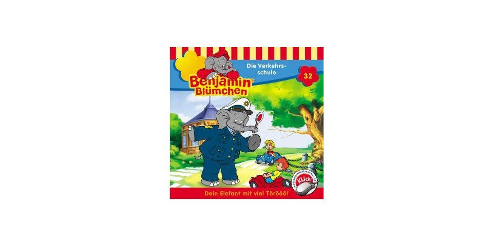 Kiddinx Hörspiel-CD Benjamin Blümchen - Die Verkehrsschule, 1 Audio-CD von Kiddinx