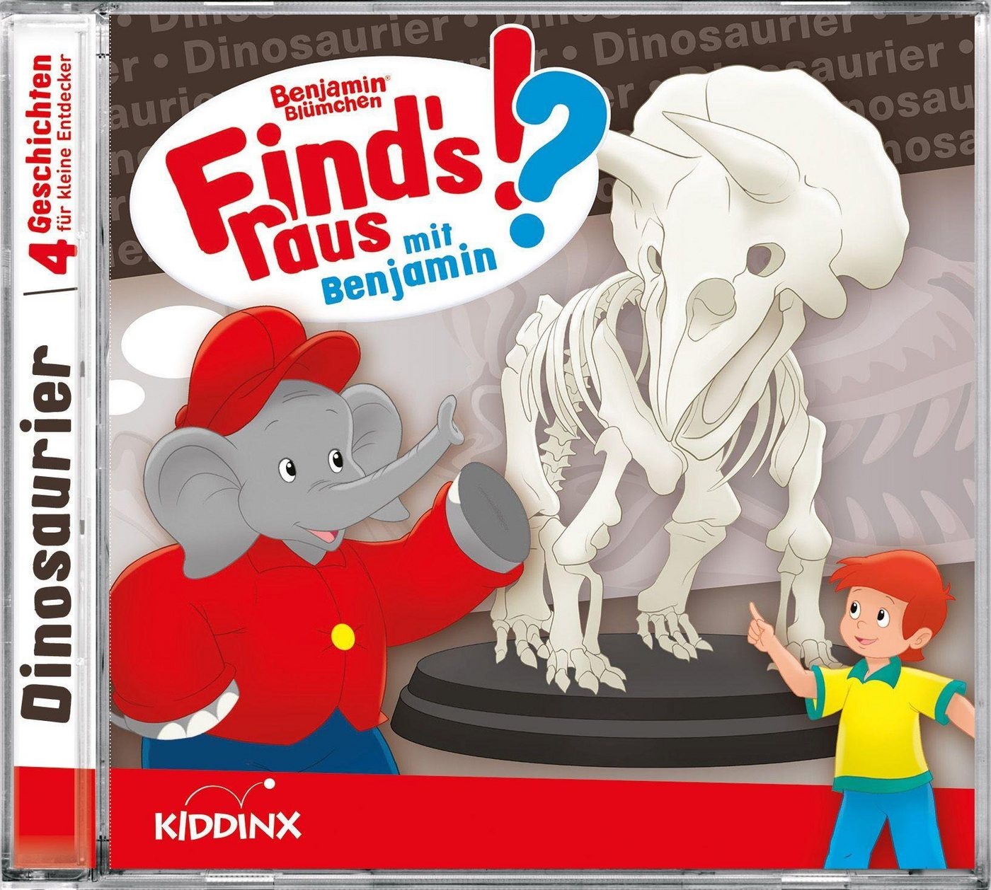 Kiddinx Hörspiel-CD Benjamin Blümchen Finds raus: Dinosaurier von Kiddinx