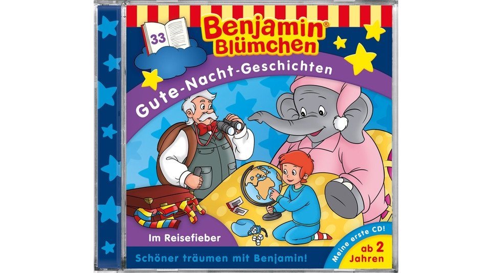 Kiddinx Hörspiel-CD Benjamin Blümchen Gute-Nacht-Geschichten F.33 von Kiddinx