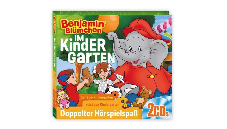 Kiddinx Hörspiel-CD Benjamin Blümchen - Im Kindergarten (F.28+126) von Kiddinx