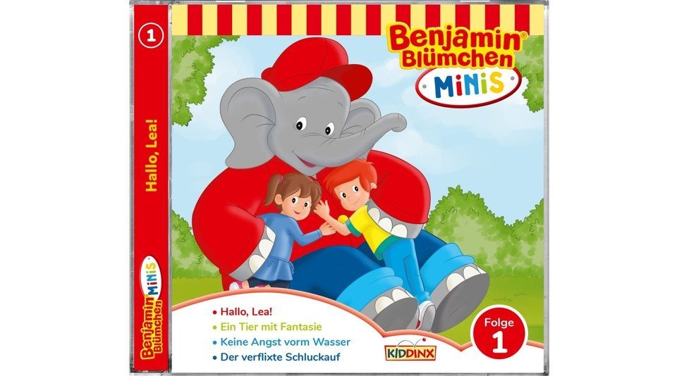 Kiddinx Hörspiel-CD Benjamin Blümchen Minis - Hallo, Lea!, 1 Audio-CD von Kiddinx