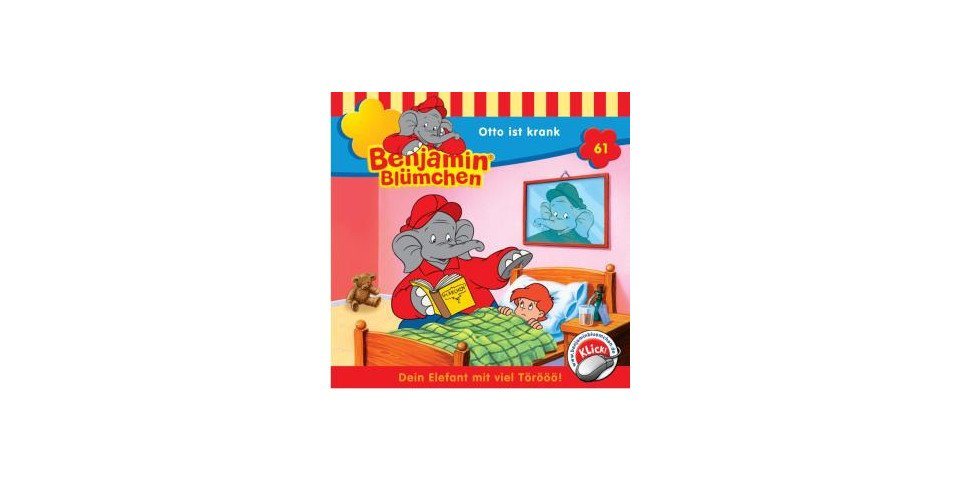 Kiddinx Hörspiel-CD Benjamin Blümchen - Otto ist krank, 1 CD-Audio von Kiddinx