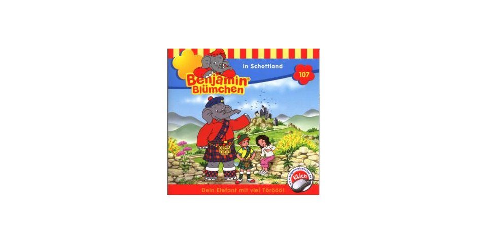 Kiddinx Hörspiel-CD Benjamin Blümchen in Schottland, 1 CD-Audio von Kiddinx