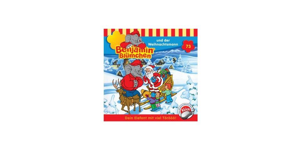 Kiddinx Hörspiel-CD Benjamin Blümchen und der Weihnachtsmann, 1 CD-Audio von Kiddinx