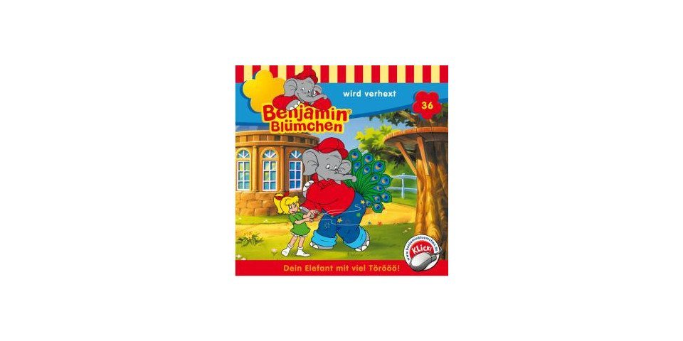 Kiddinx Hörspiel-CD Benjamin Blümchen wird verhext, 1 Audio-CD von Kiddinx