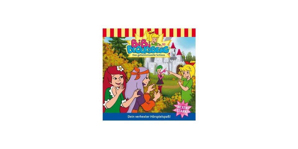 Kiddinx Hörspiel-CD Bibi Blocksberg, Das geheimnisvolle Schloss, 1 Audio-CD von Kiddinx