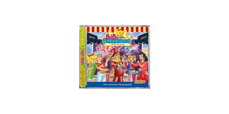Kiddinx Hörspiel-CD Bibi Blocksberg 112 - Das TV-Hexduell von Kiddinx