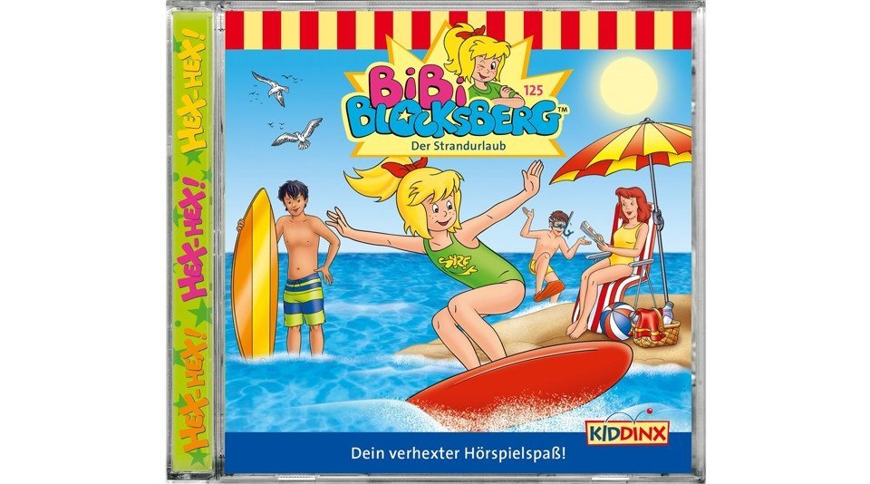 Kiddinx Hörspiel-CD Bibi Blocksberg 125 - Der Strandurlaub von Kiddinx