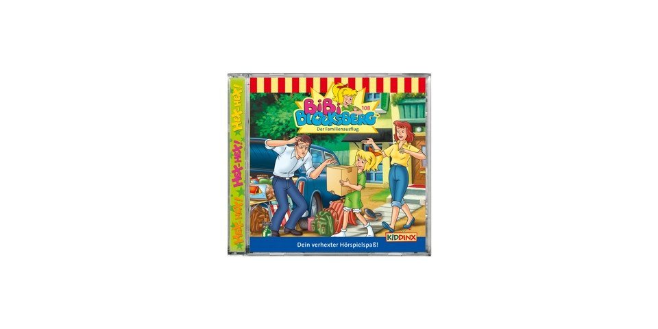 Kiddinx Hörspiel-CD Bibi Blocksberg - Der Familienausflug, 1 Audio-CD von Kiddinx