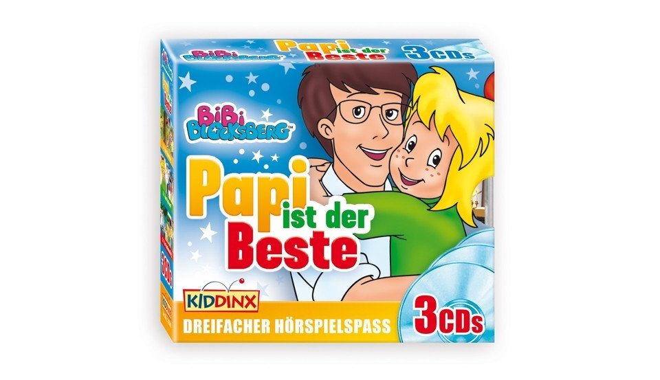 Kiddinx Hörspiel-CD Bibi Blocksberg - Papi ist der Beste, 3 Audio-CD von Kiddinx