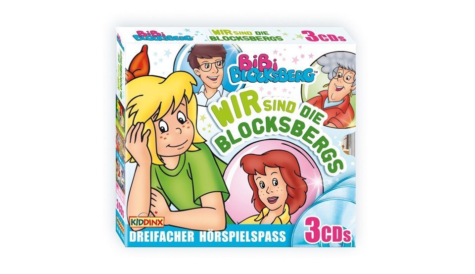 Kiddinx Hörspiel-CD Bibi Blocksberg - Wir sind die Blocksbergs, 3 Audio-CD von Kiddinx
