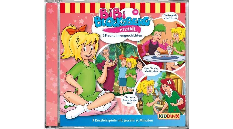 Kiddinx Hörspiel-CD Bibi Blocksberg erzählt - Freundinnengeschichten, 1 Audio-CD von Kiddinx
