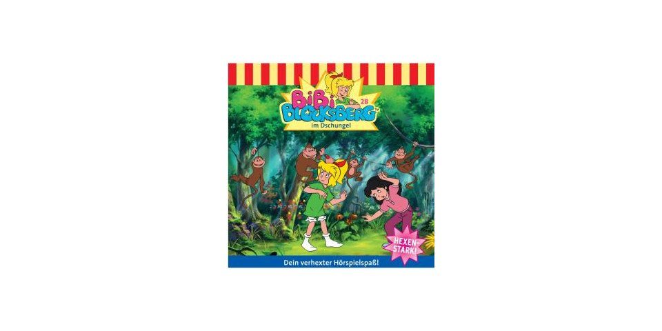 Kiddinx Hörspiel-CD Bibi Blocksberg im Dschungel, 1 Audio-CD von Kiddinx