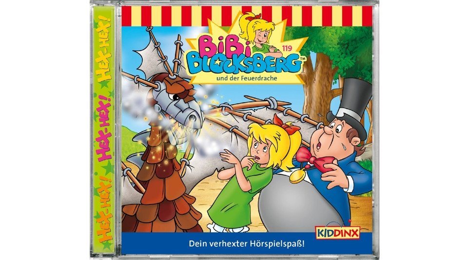 Kiddinx Hörspiel-CD Bibi Blocksberg und der Feuerdrache, Audio-CD von Kiddinx