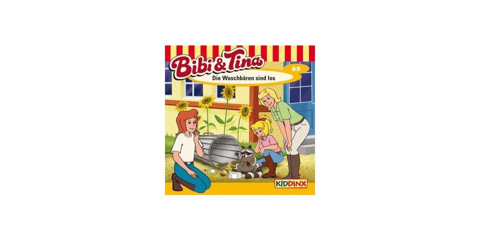 Kiddinx Hörspiel-CD Bibi und Tina 063 - Die Waschbären sind los Kiddinx Hörspiel-CD Bibi und Tina 063 - Die Waschbären sind los von Kiddinx