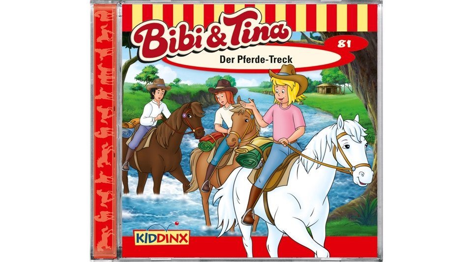 Kiddinx Hörspiel-CD Bibi & Tina - Der Pferde-Treck, 1 Audio-CD von Kiddinx