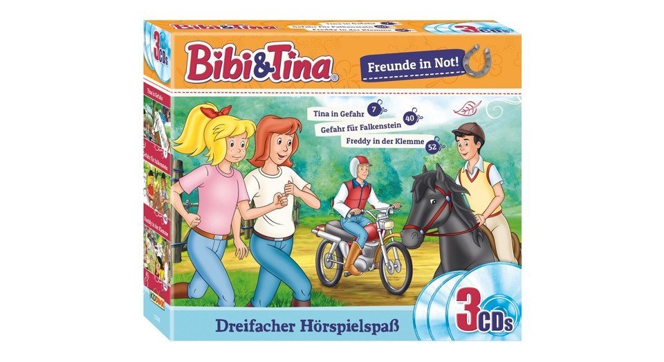 Kiddinx Hörspiel-CD Bibi und Tina - Freunde in Not (F.7,40,52) von Kiddinx